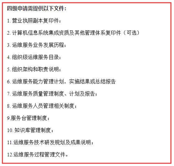 深圳企業(yè)做ITSS認(rèn)證需提供這12項(xiàng)資料，否則不予通過！