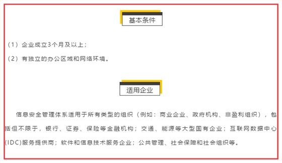 ISO27001認證條件很簡單，這些企業(yè)都適合！放心吧！