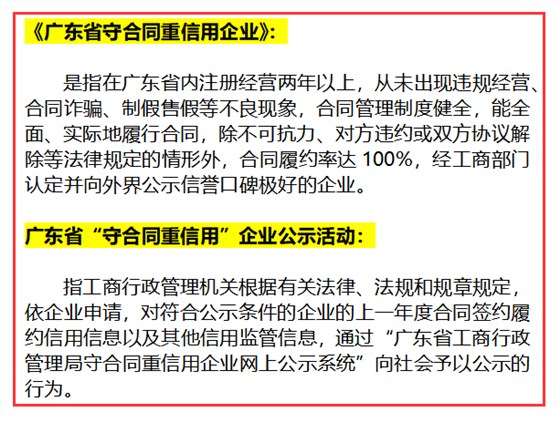 原來守合同重信用企業(yè)是這個意思，你知道嗎？