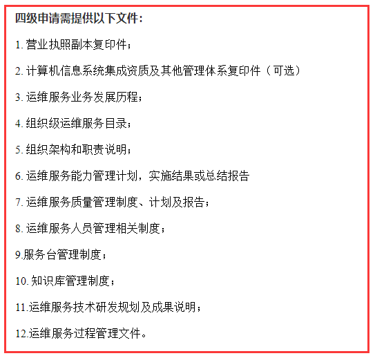 深圳企業(yè)做ITSS認(rèn)證需提供這12項(xiàng)資料，否則不予通過！